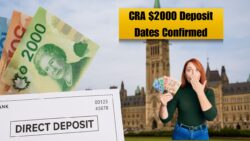 $2,000 CRA Deposit Confirmed – Canada Reveals Exact Payment Dates and Eligibility!